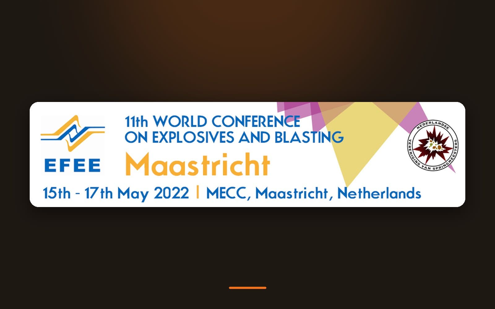 ShotTrack at the 11th EFEE World Conference, Maastricht